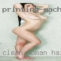 Clean woman hairy