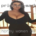 Horny women dating